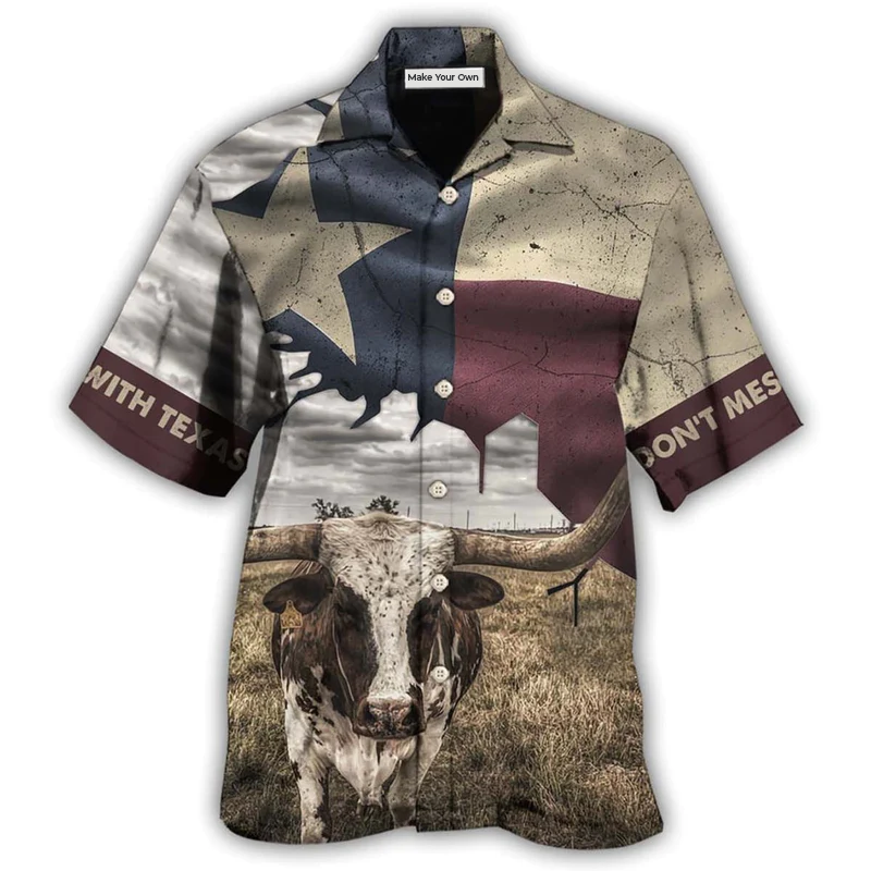 Texas Peace Life Cows Style - Hawaiian Shirt