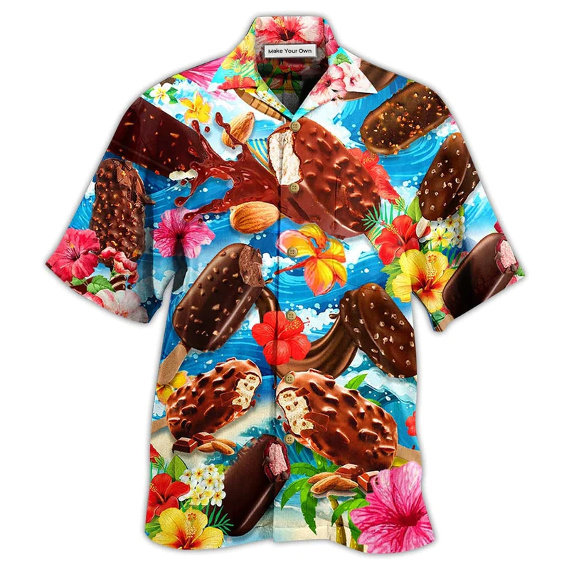 Ice Cream Love It Hot Summer - Hawaiian Shirt