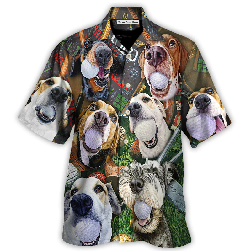 Golf Beach Sports Dog Beach Golf - Hawaiian Shirt