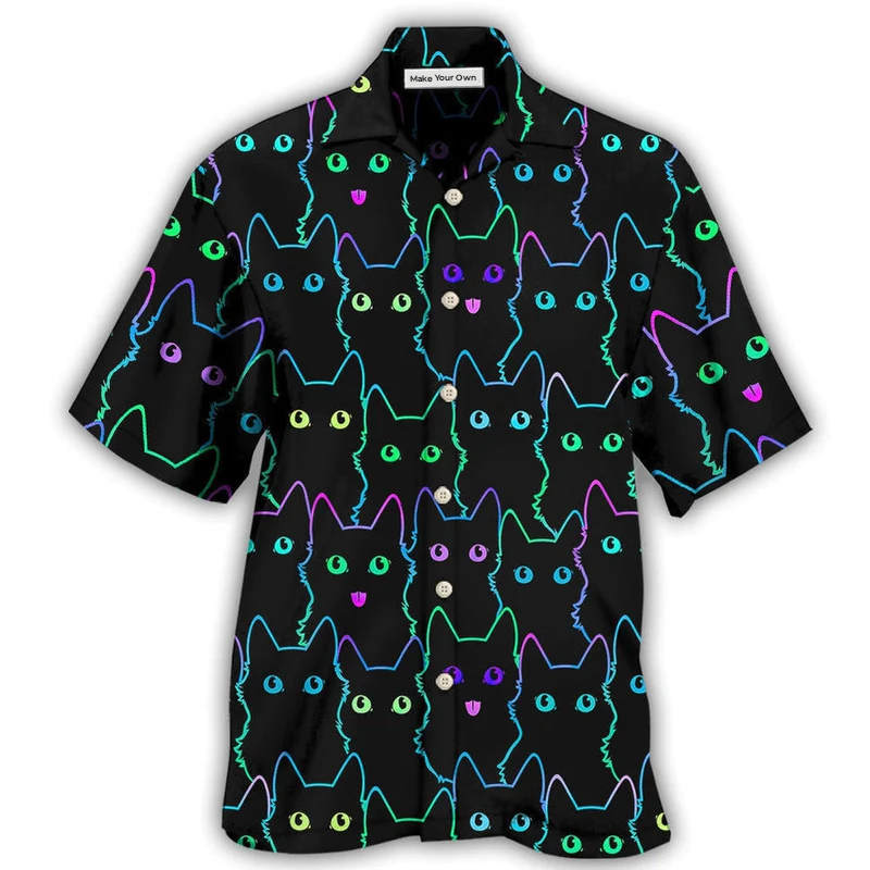 Cat Cute Little - Hawaiian Shirt