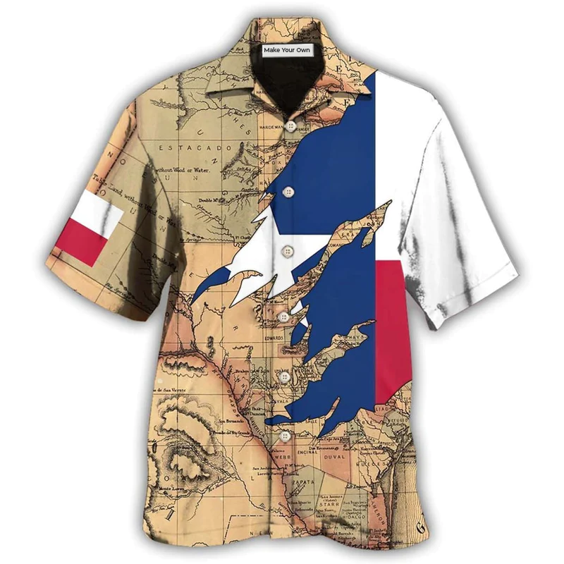 Texas Peace Life Style In The World - Hawaiian Shirt