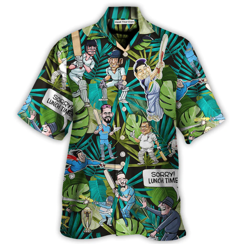 Cricket Sport Funny Play Tropical Vibe - Hawaiian Shirt
