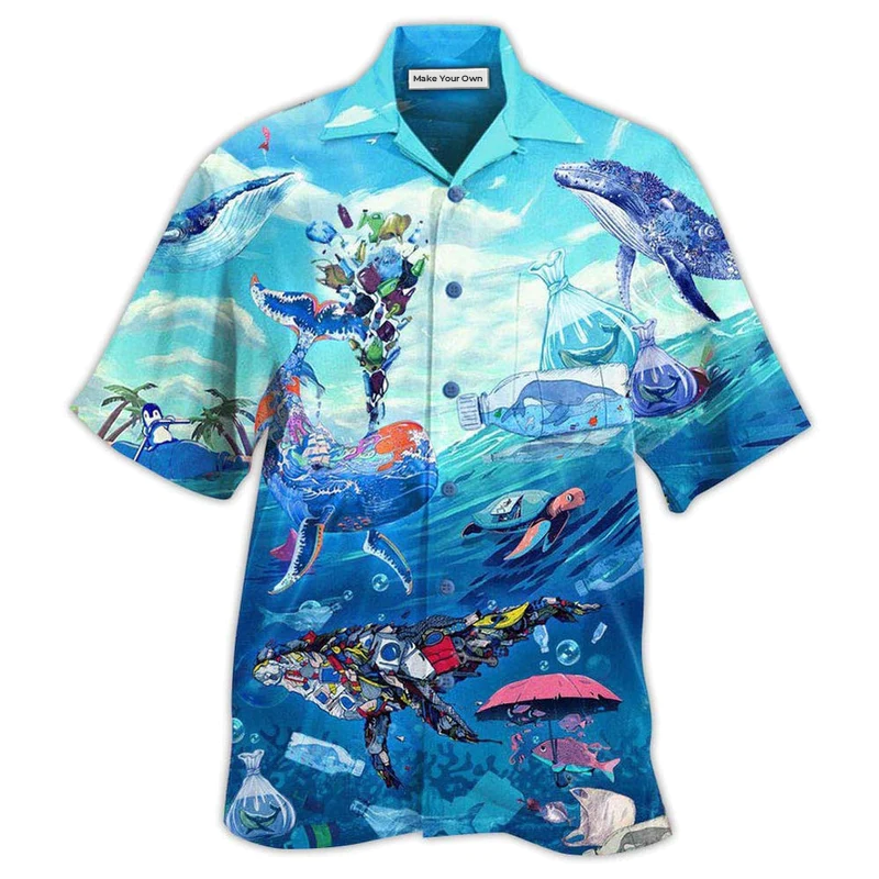 Ocean Save The Ocean - Hawaiian Shirt
