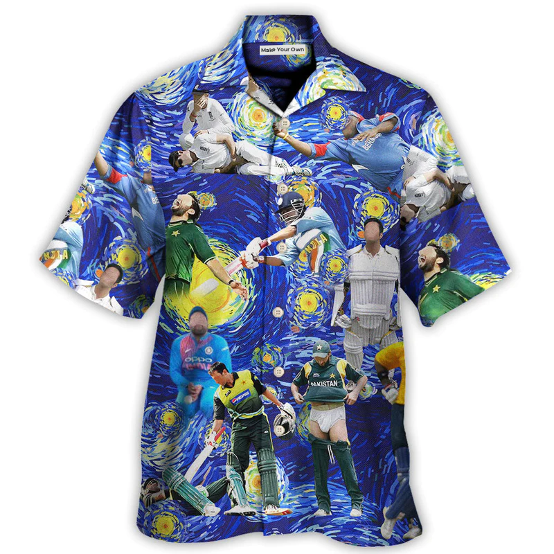 Cricket Sport Funny Play Amazing Style - Hawaiian Shirt