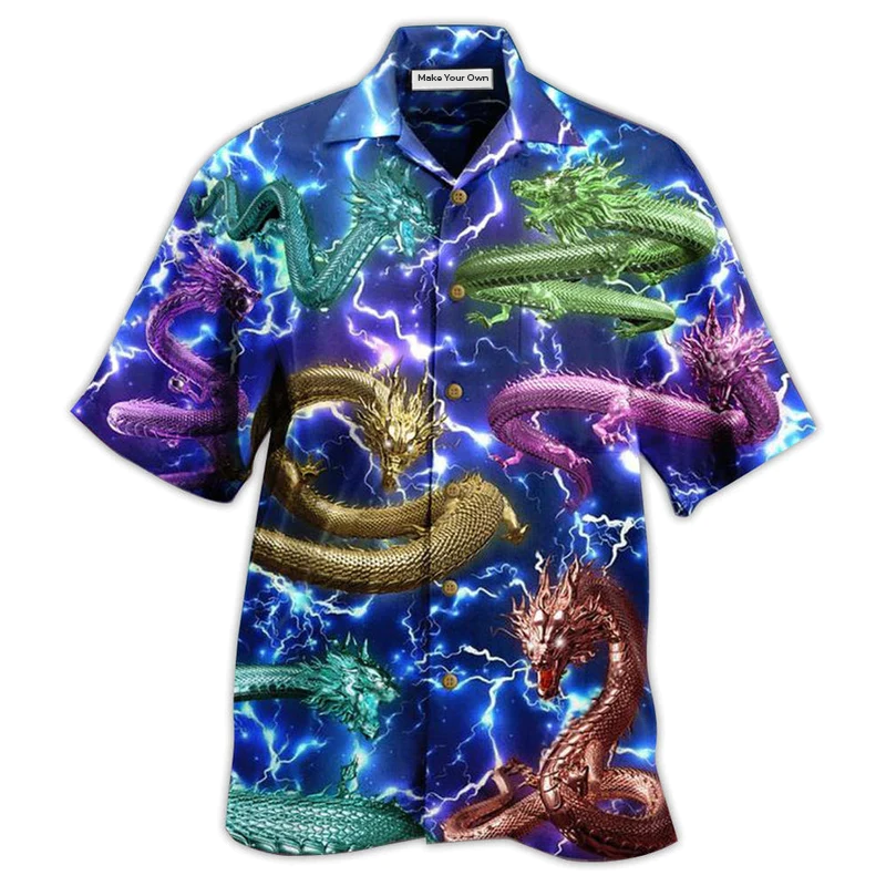 Dragon Love Life Amazing Lightning - Hawaiian Shirt