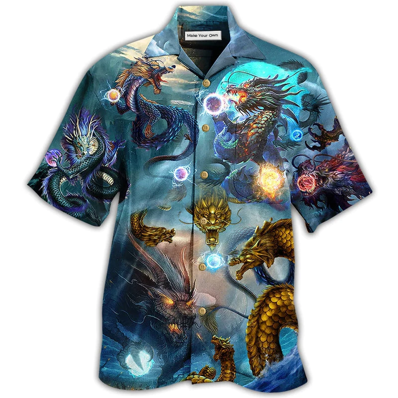 Dragon Love Life So Cool - Hawaiian Shirt
