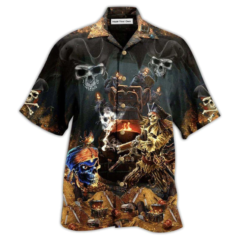 Skull Play With Together - Hawaiian Shirt