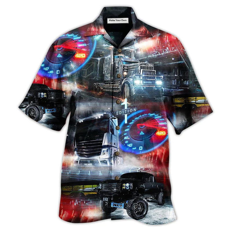 Car Love Life Night Style - Hawaiian Shirt