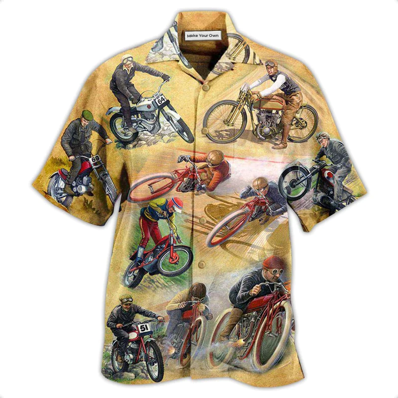 Motorcycle Amazing Vintage Style - Hawaiian Shirt