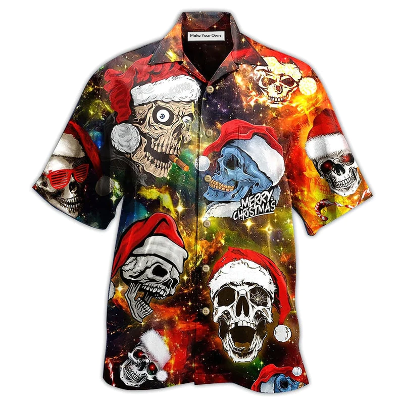 Skull Love Christmas - Hawaiian Shirt