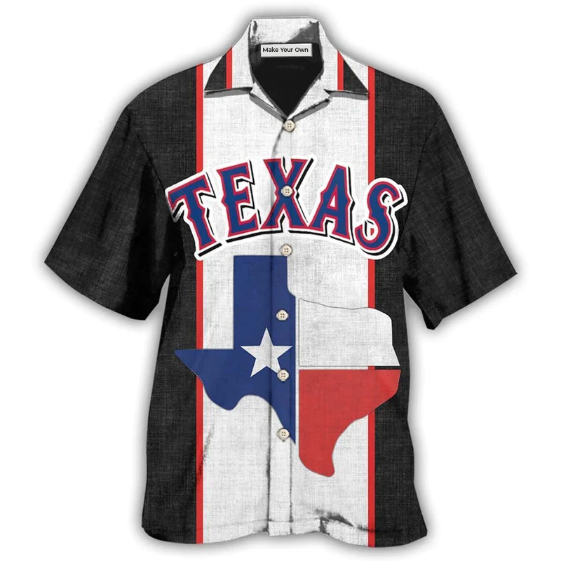 Texas Peace Love Life Style - Hawaiian Shirt