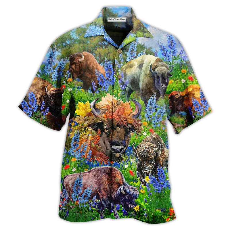 Buffalo Love Animals - Hawaiian Shirt
