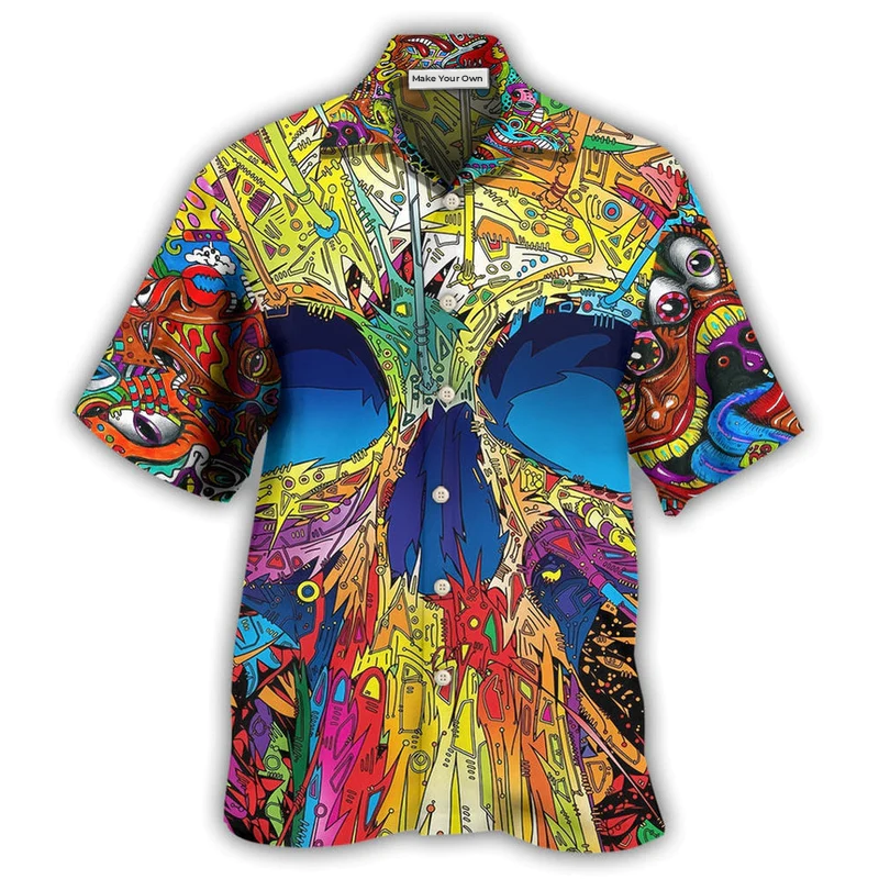 Skull Amazing Skull Summer - Hawaiian Shirt