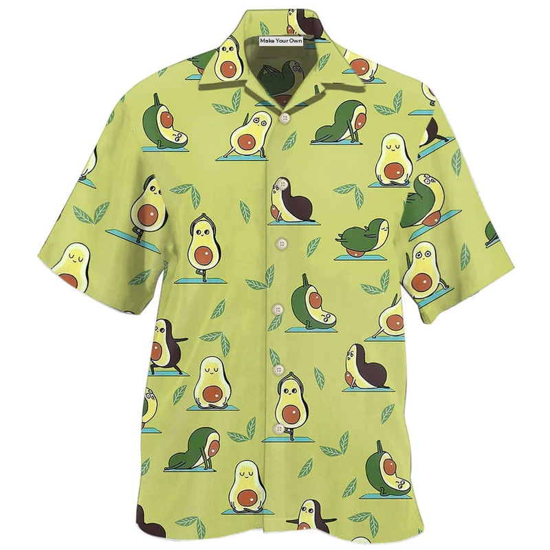 Avocado Plays With Happy Avocado So Cute - Hawaiian Shirt