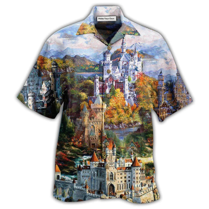 Castle Old Memmories Castles - Hawaiian Shirt