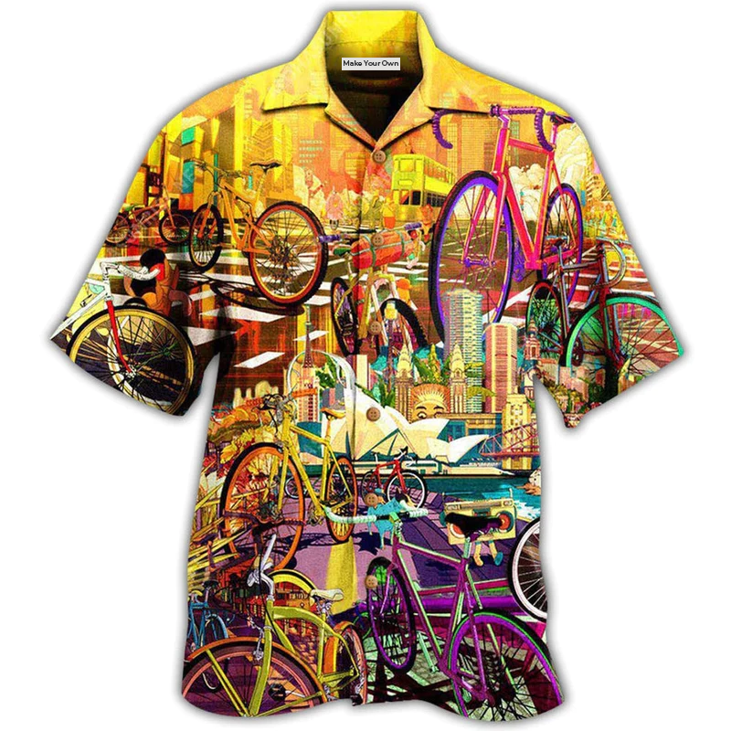 Bike Can Take Me Anywhere - Hawaiian Shirt
