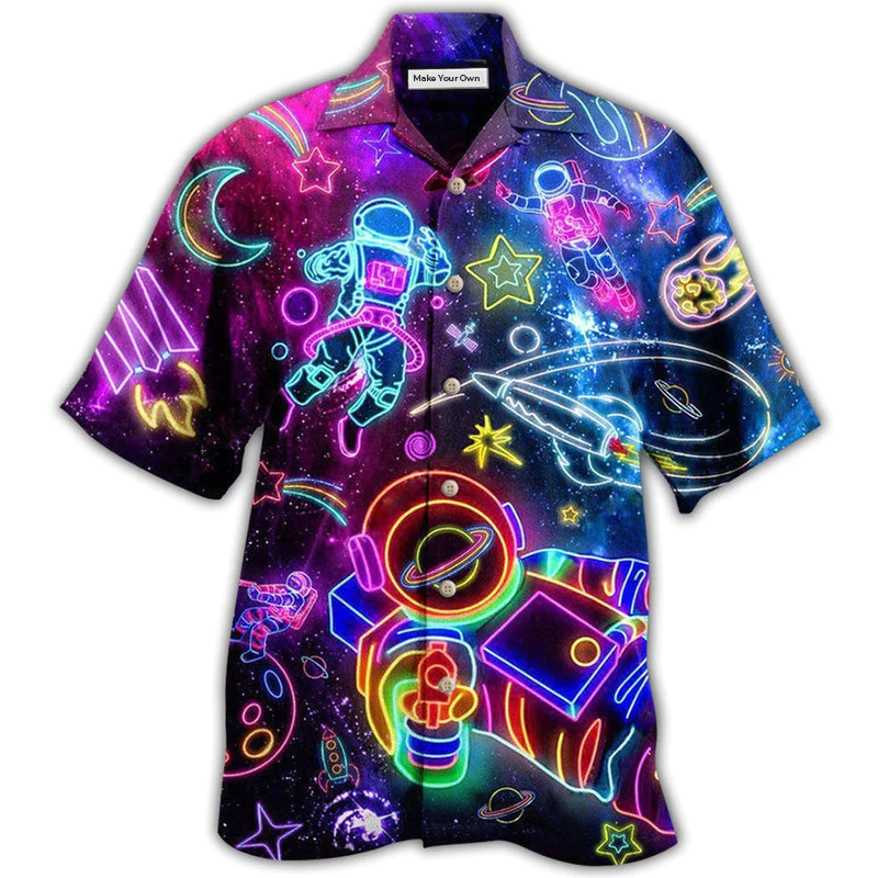 Astronaut Galaxy Escape To The Stars - Hawaiian Shirt