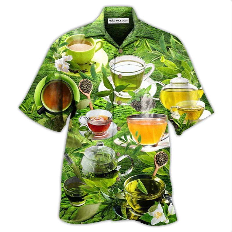 Tea Enjoy Beautiful Green Tea Hill - Hawaiian Shirt