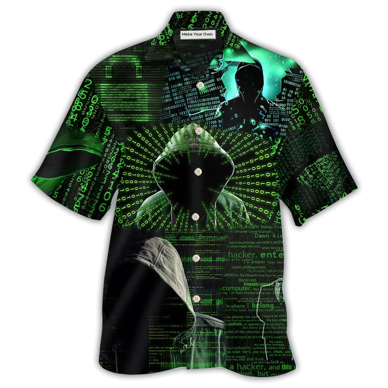 Hacker Cool Hacker - Hawaiian Shirt