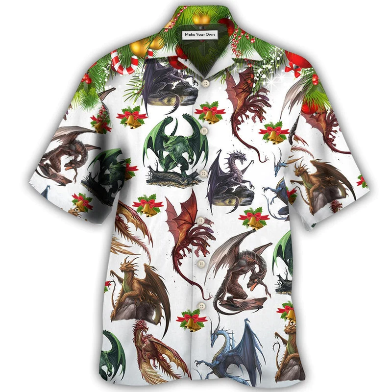 Dragon Merry Christmas Amazing - Hawaiian Shirt