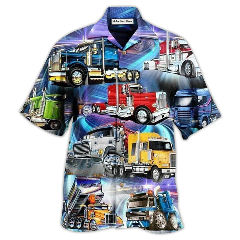Truck Life Purple Style - Hawaiian Shirt