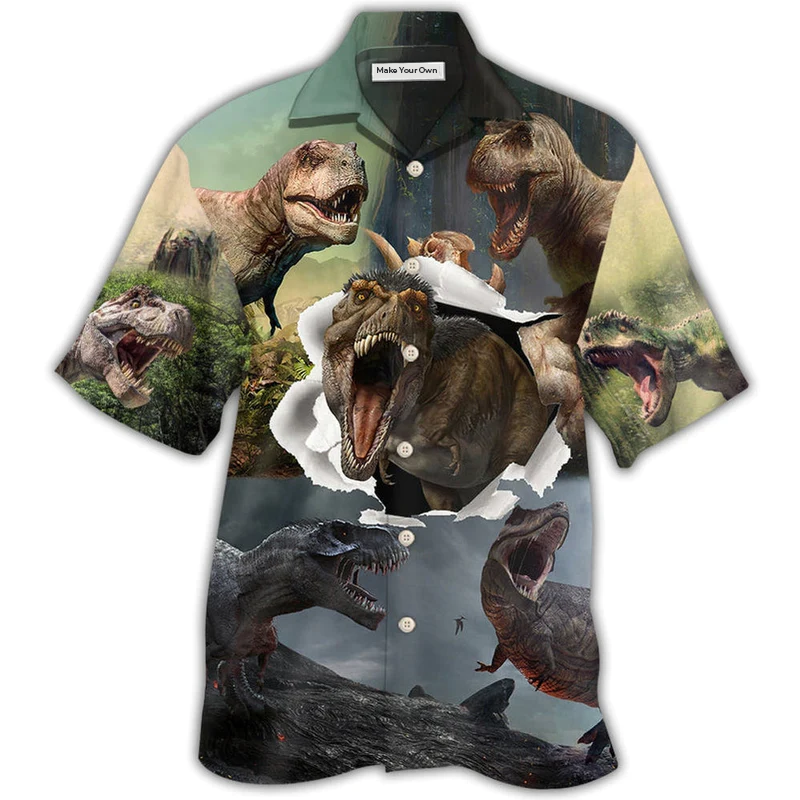 Dinosaur T-rex Cool - Hawaiian Shirt