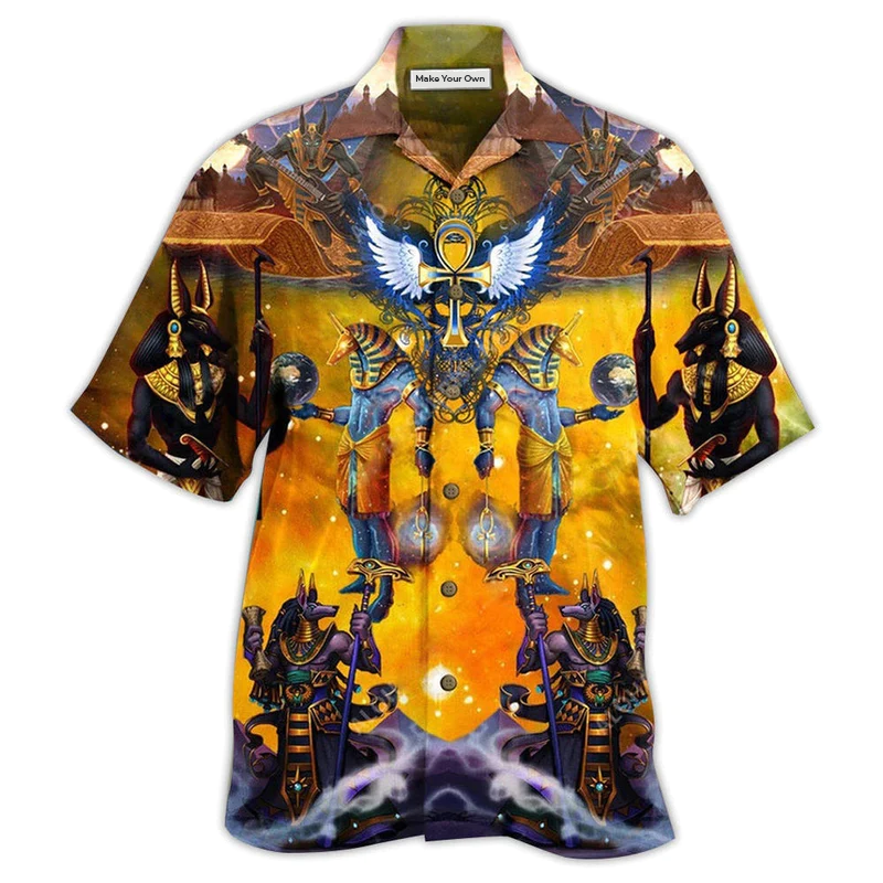 Egypt Gold Style With Vintange Style - Hawaiian Shirt