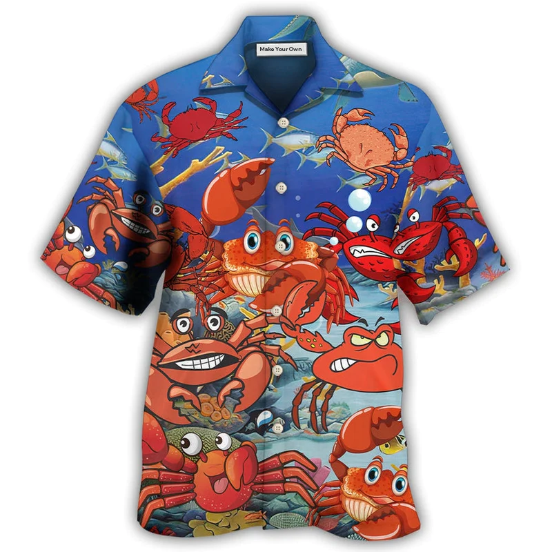 Crab Funny Crabs We Rule The Ocean - Hawaiian Shirt