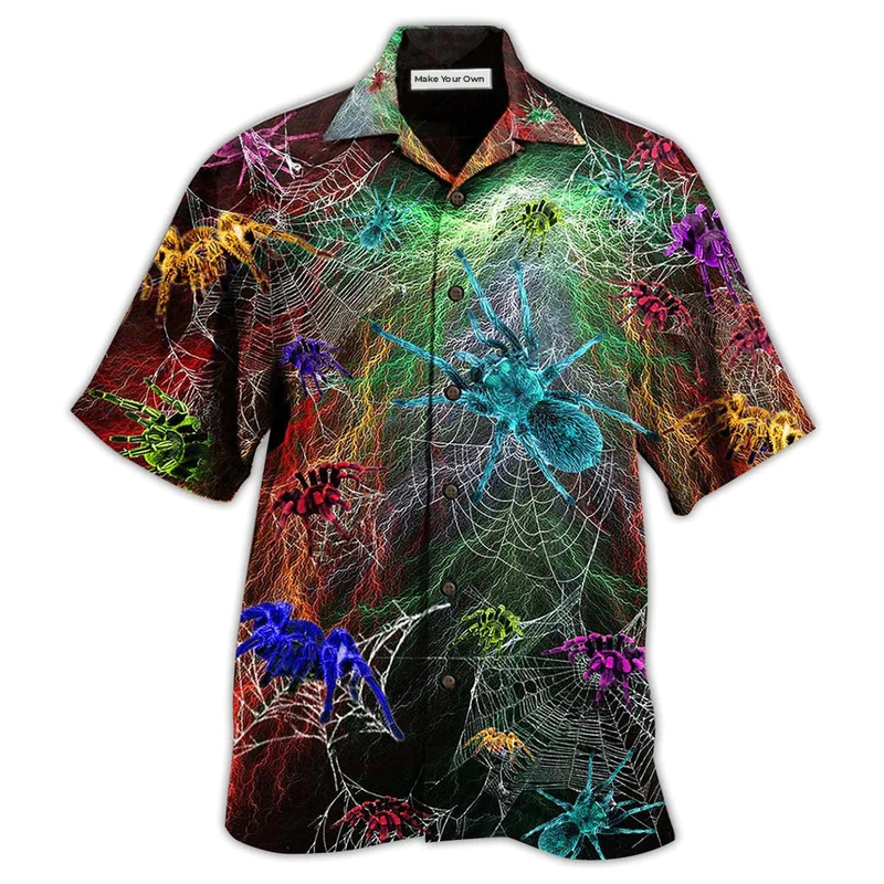 Spider Color Love Animals - Hawaiian Shirt
