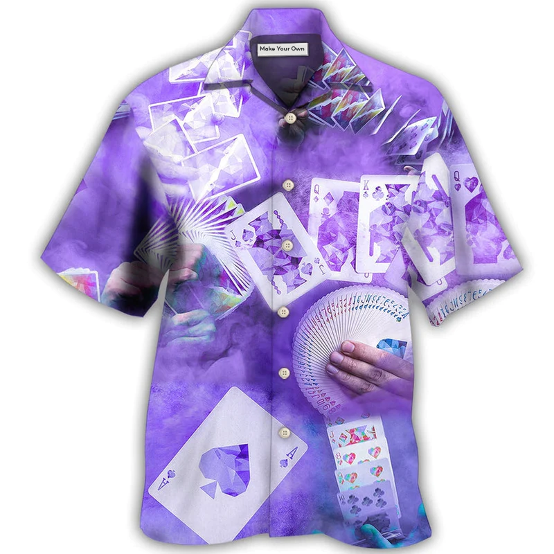 Gambling Purple Style - Hawaiian Shirt