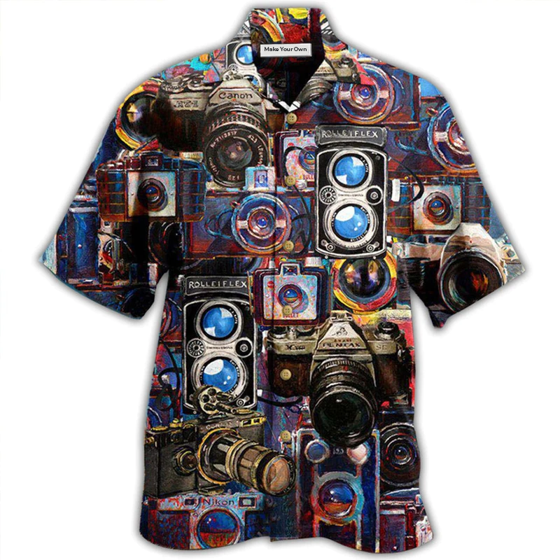 Camera Good Old Days Again Photographer - Hawaiian Shirt