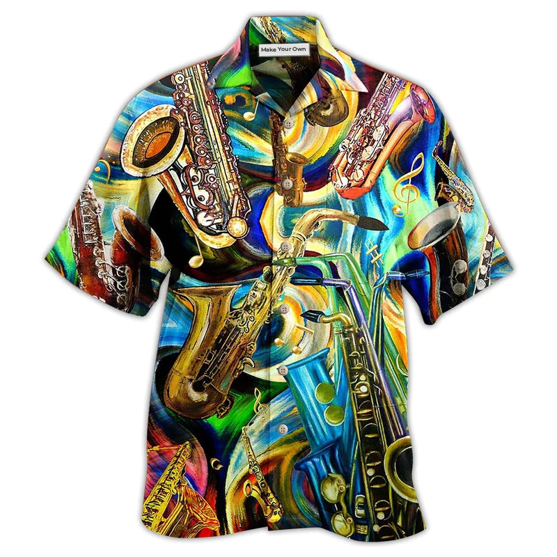 Saxophone Is My Second Language - Hawaiian Shirt