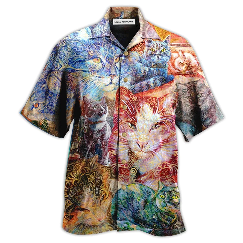 Cat Sleeping Blur - Hawaiian Shirt