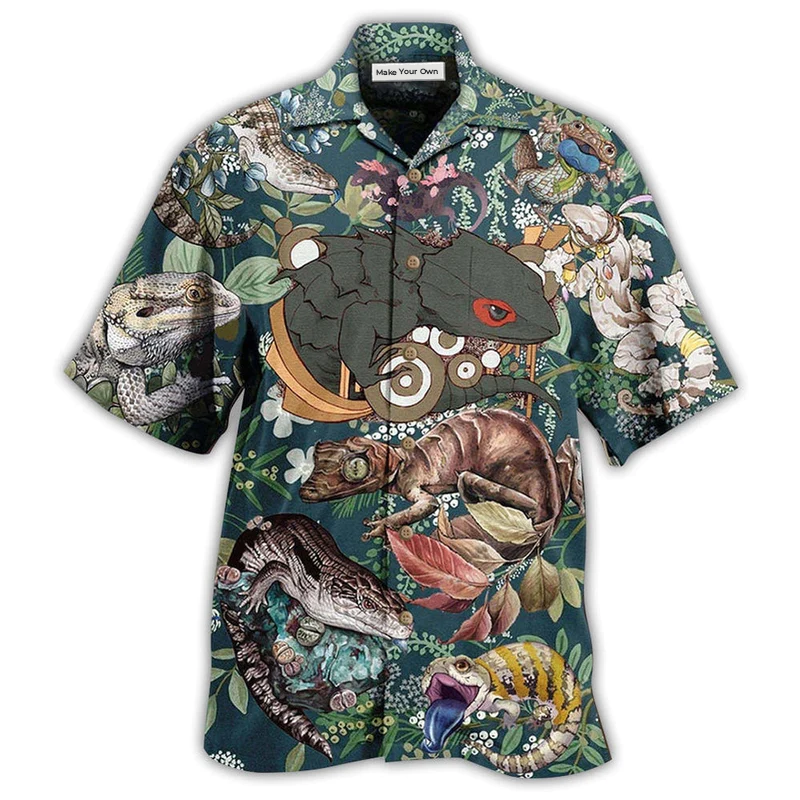 Reptile Animals Love Reptile - Hawaiian Shirt