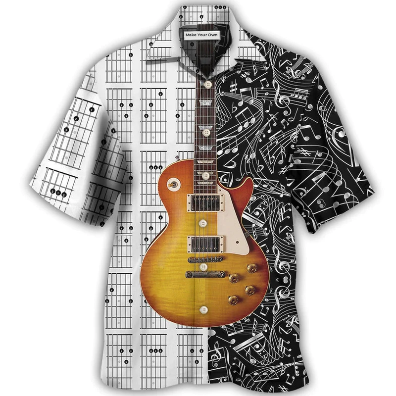 Guitar Bass Guitar Musician - Hawaiian Shirt