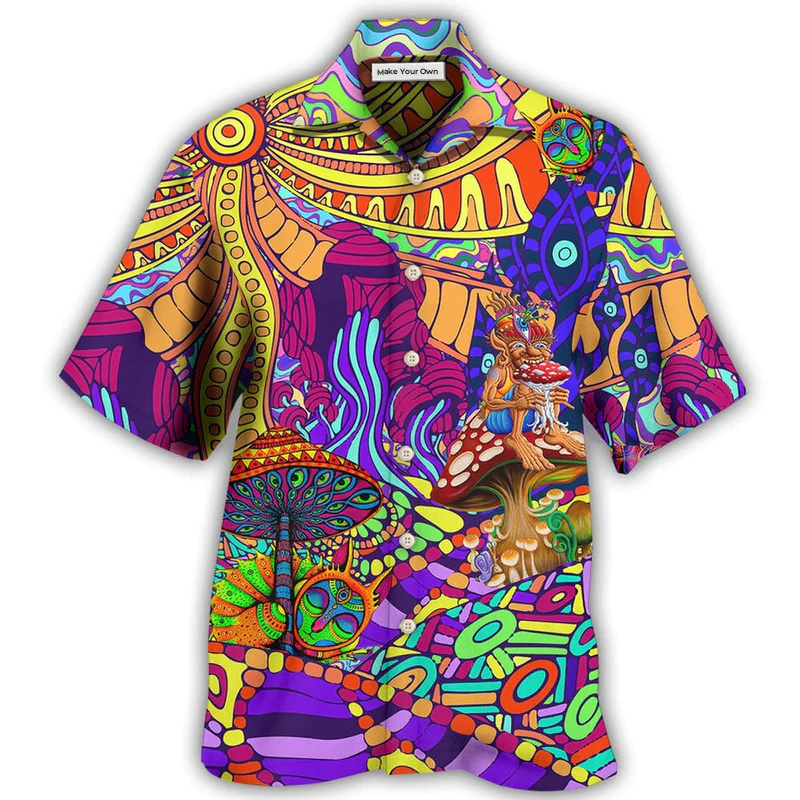 Hippie Colorful Love Life - Hawaiian Shirt