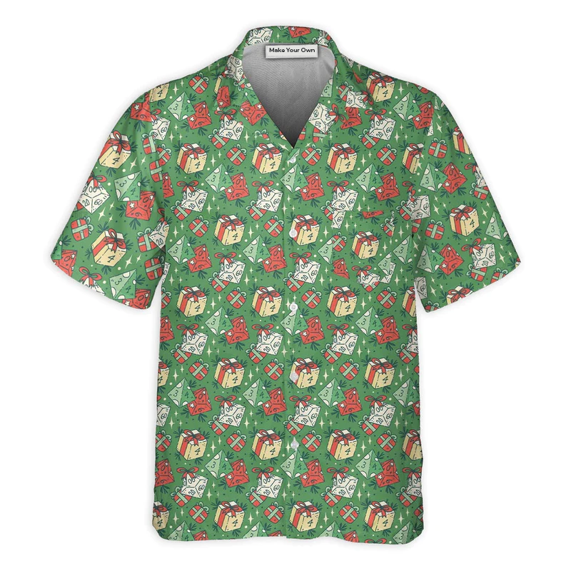 DnD Dice Gift Pattern Small - Hawaiian Shirt