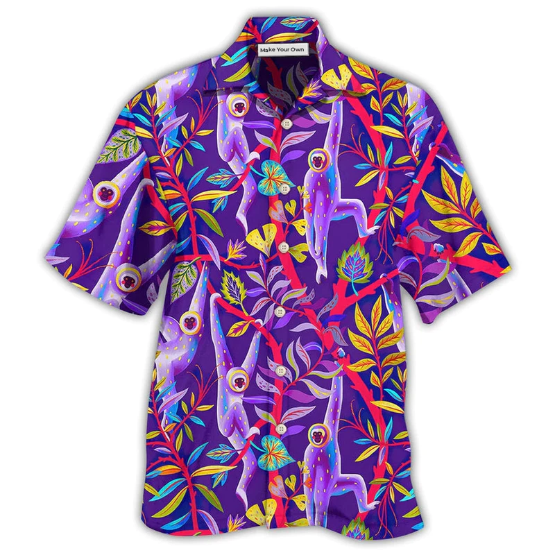 Monkey Colorful Monkey - Hawaiian Shirt