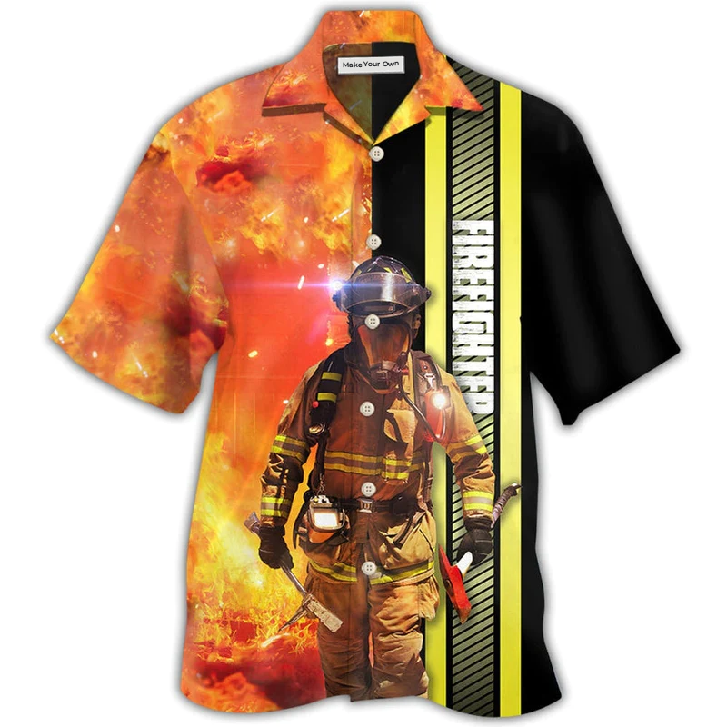Firefighter Hot Fire - Hawaiian Shirt