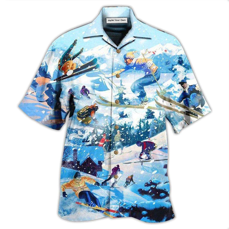 Snowboarding It's Only Cold If You're Standing Still - Hawaiian Shirt