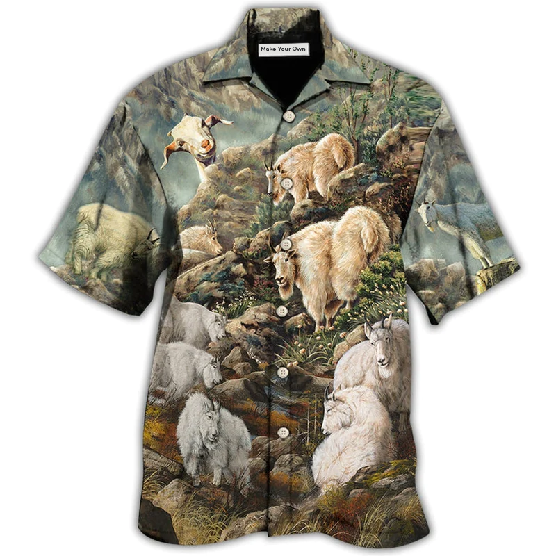 Goat Mountain Wild Life - Hawaiian Shirt