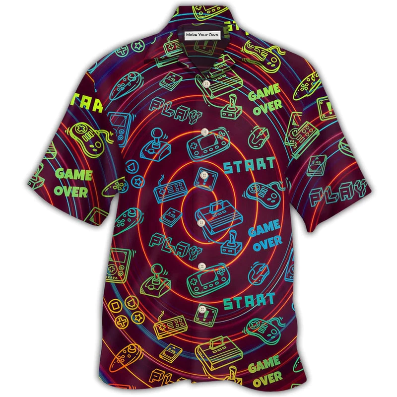 Game Video Start - Hawaiian Shirt