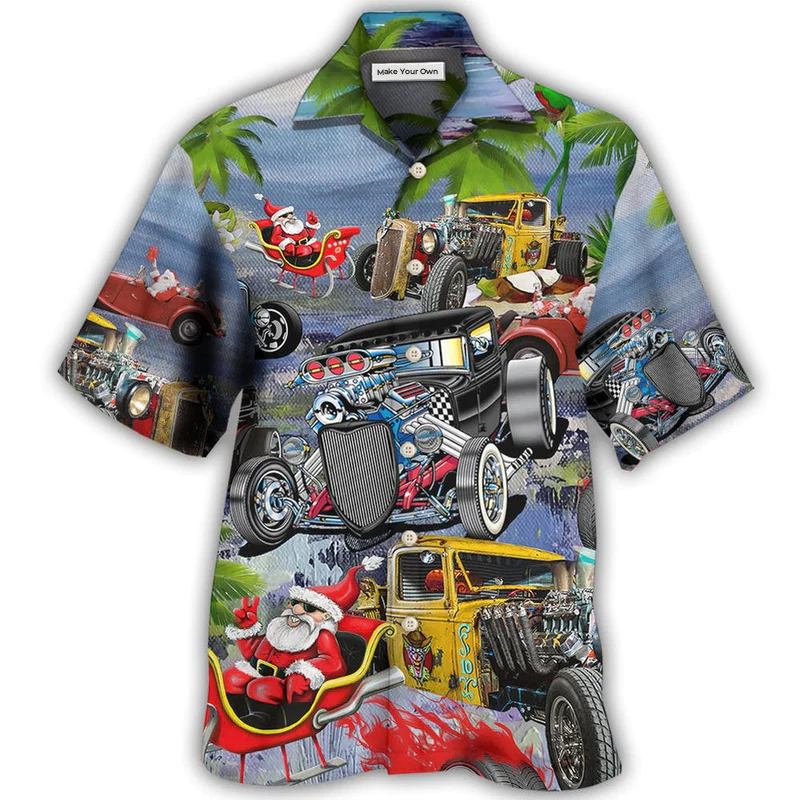 Hot Rod Riding A Hot Rod For Holiday - Hawaiian Shirt