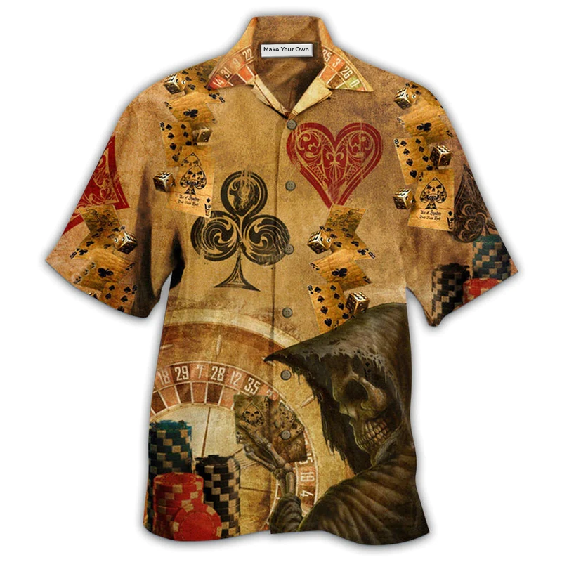 Gambling Dead Mans Hand - Hawaiian Shirt