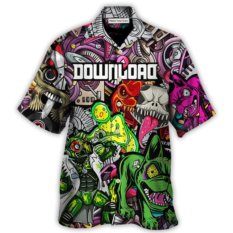 Music Event Download Festival Lover Colorful Art Style - Hawaiian Shirt