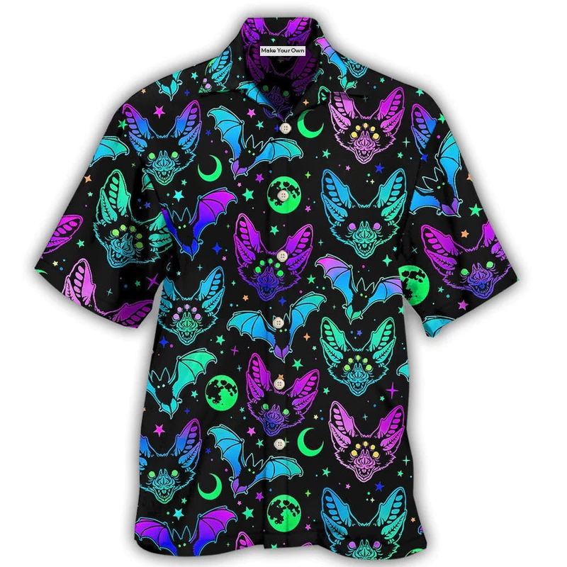 Bat Neon Magic - Hawaiian Shirt