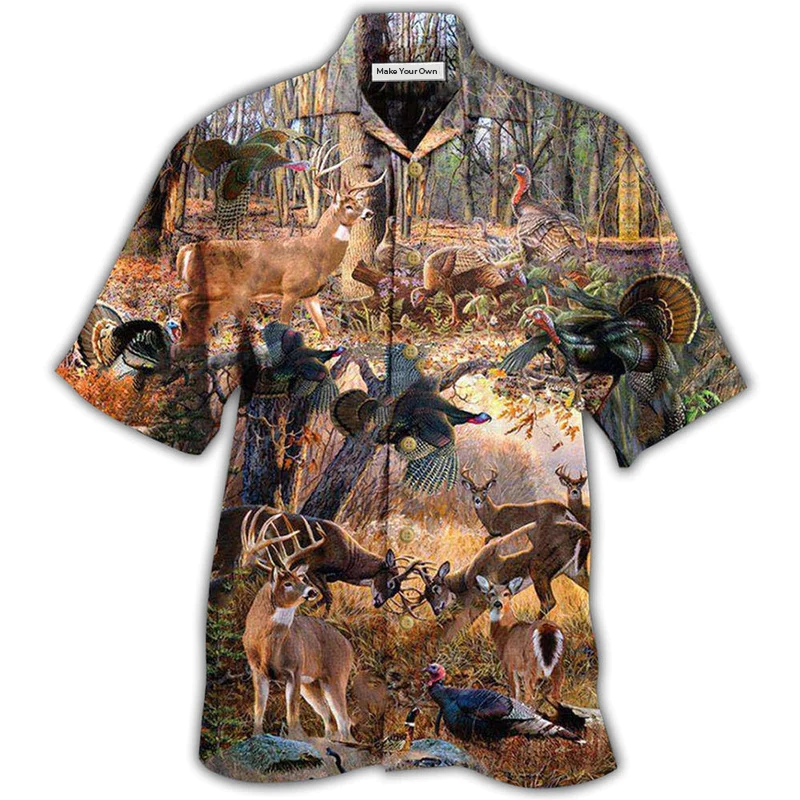 Animals If It Flies It Dies If It Hops It Drops With Vintage Style - Hawaiian Shirt