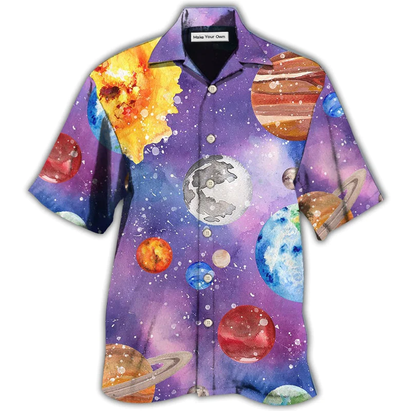 Planet Solar System - Hawaiian Shirt
