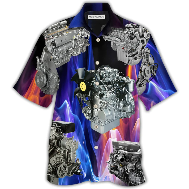 Engine Diesel Engine Amazing - Hawaiian Shirt