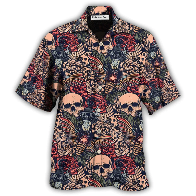 Tattoo Skull Amazing Christmas Fantastic - Hawaiian Shirt